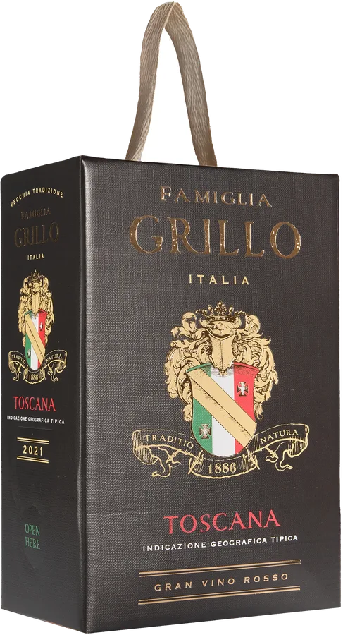 Famiglia Grillo Toscana Organic 2022 hanapakkaus